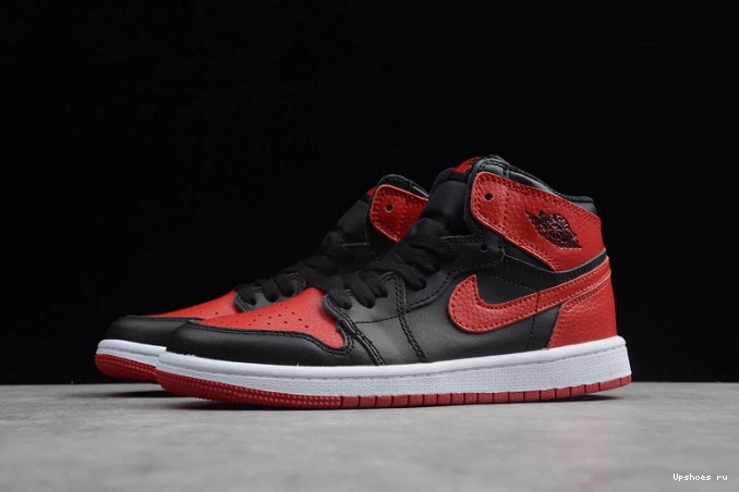 High Jordan 001 Retro  Bred 555088 1 OG Red Black Banned Air Kids 0130